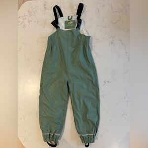 Zara Boys Green Rain Overalls
